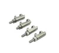 1 pièce M8 M10 M12 ISO Double pince à griffes 304 en acier inoxydable bride à vide raccord boulon rainure crochet type étrier vis C pince crochet(M12)