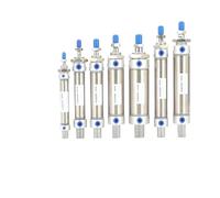 1 pièce MA16/20/25/32/40 série anneau magnétique en acier inoxydable course 25-500 mm double effet petit mini vérin pneumatique(Stroke 150mm,Bore 25mm)