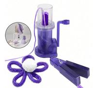 1 pièce Machine à tricoter créative, outil de tissage de bracelet artisanal portable, machine à tricoter décorative à broche, cadeau de Noël pour fabriquer des chapeaux, gants et écharpes en tricot ma