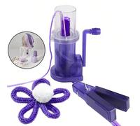 1 pièce Machine à tricoter créative portable, outil de tissage de bracelet fait main. Cadeau de Noël DIY pour chapeaux, gants, écharpes Taille Unique,1 piècePolypropylène