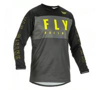 1 pièce Maillot de cyclisme outdoor pour hommes Fly, Chemise de motocross Fly Racing, Équipement noir et gris, T-shirt à manches longues en tissu parachute, respirant et séchage rapide L,M,S,XL,XXL,XX