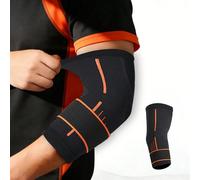1 pièce Manchon de support pour coude, unisexe, haute qualité, anti-dérapant, respirant et confortable, tricoté 3D, anti-boulochage et anti-déformation, convient pour les sports et l'exercice L,M,S,XL