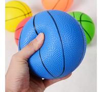 1 pièce Mini ballon de basket-ball PVC de 6 pouces pour paniers de basket-ball d'intérieur, balles anti-stress douces et amusantes pour sports d'intérieur, bureau, extérieur, terrain de jeu, piscine,