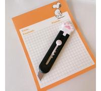1 Pièce Mini Couteau Utilitaire D'art De Patte De Chat De Poche Kawaii Boîte Express Couteau Coupe-Papier Artisanat Emballage Lame Rechargeable Papeterie - Type B