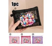 1 pièce Mini sac à mailles portable avec motif imprimé de bouteille de pilules et de croix. Kit de premiers soins médical, pochette de rangement de médicaments pour la maison et l'extérieur. Peut être