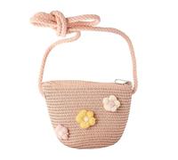 1 Pièce Mini Sac Tissé, Sac pour Filles, Sac À Bandoulière pour Enfants, Sac À Bandoulière, Sac De Plage, Sac De Rangement, Adapté À Un Usage Quotidien, Aux Voyages Et Aux Activités De Plein Air
