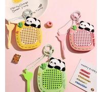 1 pièce Mini tableau de dessin magnétique avec bille en acier et porte-clés. Jouet antistress portable, gadget de bureau sensoriel pour adultes, soulagement du stress, puzzle, cadeau pour TDAH, jeu de