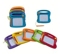 1 pièce Mini tableau de dessin magnétique pour enfants - Bloc-notes effaçables, idéal pour les fêtes d'anniversaire et les cadeaux, couleurs mélangées, en plastique, conçu pour les âges de 3 à 6 ans -