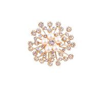 1 Pièce Mode Broche de Perle Simulée Épingle de Sécurité Clips de Châle de Flocons de neige Clips écharpe Boucle Pinces Châle pour Femmes Filles Vêtements Décoration Noël - L