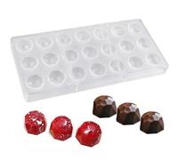 1 Pièce Moul Transparent à Chocolat et Bonbon en Plastique Transparent, Moule Polycarbonate pour Chocolat et Bonbons