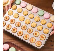 1 pièce Moule à biscuits croquants au cacao de 30/35 cavités, plateau de cuisson de macarons fins et croquants, ustensile de cuisson au four, moule à biscuits, moule à gâteau, moule de four DIY, démou