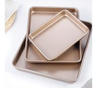 1 pièce Moule à gâteau rectangulaire épais anti-adhésif de 9/11/13 pouces, convient pour la cuisson de gâteaux, roulés suisses, nougat, gâteaux de lune, facile à nettoyer et à démouler, accessoire de 