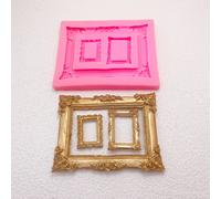 1 pièce Moule de décoration en argile fait à la main de style européen pour la réalisation de moules en résine, colle, plâtre et silicone DIY Taille UniqueSilicone