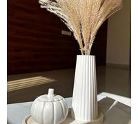 1 pièce Moule en silicone DIY pour bougie et vase à fleurs en époxy, moule en résine pour pot de fleurs rayé en gypse et béton fait-main, contenant pour bâton d'aromathérapie, décoration de maison et