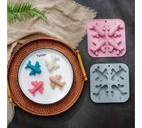 1 pièce Moule en silicone en forme d'avion, convient pour la cuisson, le chocolat, le gâteau, les glaçons et l'artisanat - 4 designs uniques (rose, bleu) - Outil de cuisine multifonctionnel pour une c