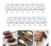 1 pièce Moule en silicone pour glaces et chocolats DIY - Plateau à sucettes glacées et bac à glaçons pour desserts maison, parfait pour les fêtes 1 pièce de petite taille,1 pièce de grande taille,50 b