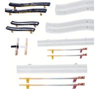 1 pièce Moules en résine DIY avec 4 types de plateaux et de formes de poignée. Moule en silicone. Moule à poignée cylindrique grande taille,Moule à poignée cylindrique petite taille,Grand moule à poig