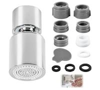 1 Pièce Mousseur Robinet, Aérateur Robinet 360 Degrés, Doté de Deux Modes D’eau Différents, Réalise Une Bonne Économie D’eau, Convient Au Robinet de Cuisine Et de Salle De Bain Quotidien