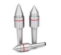 1 Pièce MT1 MT2 MT3 MT4 MT5 Morse Taper Live Center, Centre Rotatif À Roulement À Billes Étanche For Les Applications De Tour À Charge Moyenne(A type,MT3)