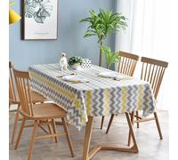 1 pièce Nappe étanche et anti-huile, tapis de bureau de table à manger imprimé en numérique et enduit de TPU, nappe de table pour thé, couverture de table rectangulaire pour utilisation intérieure/ext