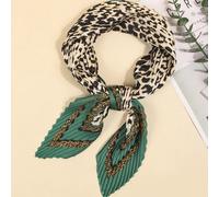 1 pièce Nouveau foulard printanier pour femmes, imprimé floral froissé, polyvalent à porter au cou ou en bandeau. Convient pour un usage quotidien. Taille UniqueTribal,Plantes,Motif texturéPolyester