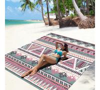 1 pièce Nouveau tapis/serviette de plage imperméable et anti-sable, imprimé numériquement. Motif mode et frais, convient pour le camping et les pique-niques en extérieur 150*150,200*200,180*180,200*24