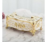 1 pièce Nouvelle boîte à mouchoirs de style européen simple 2024 pour le salon/usage domestique, boîte à essuie-tout à design extractible, décoration de salle de bain, organisateur de salle de bain, d