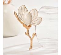 1 pièce Nouvelle broche vintage élégante 2026, plusieurs designs disponibles : floral 3D, nœud papillon strass, formes géométriques, lèvres strass, abeille peinte à la main, formes d'insectes, yeux st