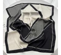 1 pièce Nouvelle écharpe imprimée pour femmes, écharpe de cou à double usage à la mode, bandana, bandeau pour cheveux, bandeau pour la tête, idéal pour embellir votre look Taille UniqueGéométriquePoly