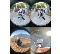 1 pièce Objectif fisheye mobile intéressant Objectif mobile trois-en-un Loupe Objectif grand angle macro Selfie Objectif portable Photographie Très adapté pour les accessoires de prise de vue macro et
