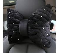 1 pièce Oreiller de cou de voiture décoré de strass, oreiller de voiture, accessoires de voiture pour femmes Taille UniqueAnimalPolyester