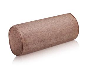 1 Pièce Oreiller de Yoga Cylindrique, Soutien Nuque Débutants | Coton Lin, Garnissage Perle Coton, Housse Amovible à Zip Intégral, pour Studio et Contemplation