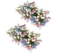 1 Pièce Ou 1 Paire D'ornements De Cheveux Floraux Réalistes Avec Base En Métal Pour Sacs Tenues De Mariage Ne Se Décolore Pas Barrettes À Cheveux Plastique Élégantes Et Florales Plastique