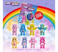 1 pièce Ours câlins sous licence officielle Figurine mystère 3D de dessin animé d'ours aléatoire, mini-figurines collectibles mignonnes, jouets d'ours, ornements de bureau et de maison. Cœur plein d'e