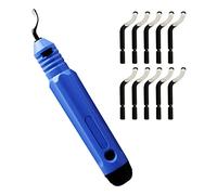 1 Pièce Outil D'Ébavurage, ébavurage, Ebavureur, D'ébavurage, Ebavureur Metal, Métal Outil D'ébavurage, Stylo Ébavurage, Lames D'Ébavurage En Metal, Deburrer, Avec 10 Pièce Rotatif Deburr Lames