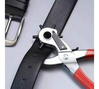 1 pièce Outil perforateur de ceinture multifonction , poinçon rotatif lourd 6 tailles de 8,5 po pour ceintures, bracelets de montre, colliers, harnais, chaussures, tissu, projets DIY à la maison ou ar
