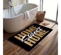 1 pièce Paillasson thème "Welcome To The Dark Side" - Antidérapant, en matériau polyester lavable en machine, convient aux zones à fort trafic, décoration intérieure/extérieure - Facile à nettoyer, ta