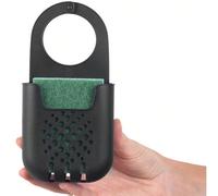 1 pièce Panier de vidange suspendu pour évier avec boîte de rangement en silicone, support de vidange réglable à bandoulière, support pour éponge, panier de rangement suspendu pour robinet, sac de ran