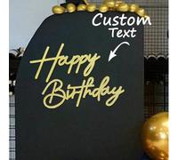 1 pièce Panneau de bénédiction personnalisé, en feutre pour décoration d'arche de ballons, convient pour anniversaire, baptême, Saint-Valentin, cadeau DIY, fait main, écrit à la main, autocollants de 