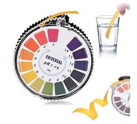1 Pièce Papier Indicateur Rouleau,Papier Test de pH Universel Bandes de Test pH Rouleau de Bandes de Test pH, 5m Mesure de pH Gamme Complète 0-14, test d'acidité pour aquariums