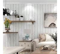 1 pièce Papier peint adhésif en bois noir et blanc, film vinyle amovible et imperméable pour décoration murale, plan de travail, armoire 45cm*300cm,45cm*100cm,45cm*500cm,45cm*1000cmgraphiquePolychloru