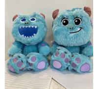 1 pièce Peluche monstre bleu Sullivan de l'Université des Monstres Disney, poupée réconfortante pour enfants, décoration de chambre, oreiller de sommeil, cadeau d'anniversaire/fête parfait Rire 43cm,R