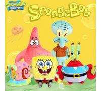 1 pièce, Peluche SpongeBob SquarePants, Poupée Pendentif, Poupée Escargot, Squidward, et Pendentif M. Krabs, Convient pour décoration de sac en pendentif pour ajouter une touche enfantine, très adapté