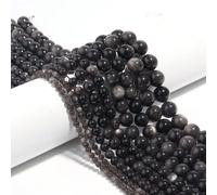 1 pièce Perles de pierre précieuse d'hyperstène naturelles de 4/6/8/10/12 mm, fournitures de bijoux faits main DIY pour bracelet, collier, bijoux funky, charm de téléphone, porte-clés 6mm,8mm,10mm,12m