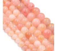 1 pièce Perles rondes en opale rose optimiste de 6/8/10 mm, perles de pierre naturelle 6mm,8mm,10mmpierre