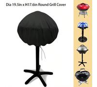 1 pièce Petit couvre-grill rond - Convient aux grils électriques George Foreman, Techwood, Cuisinart, Homewell et au gril à charbon Weber Jumbo Joe et plus encore Taille UniquePolyester