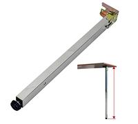 1 Pièce Pieds de Table En Métal, Télescopique Pliable Pieds de Bureau de Bar, Pieds De Protection Réglables, pour Armoire Table à Manger Camping Car Yacht(Size:110cm/43.31in)