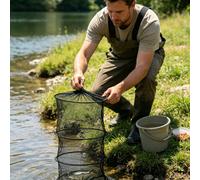 1 Pièce Piège à Poisson, Pliable et Portable Sans Encombrement; Filet Fin Empêche les Poissons de S'échapper, Stable Sous l'Eau Sans Flotter; Convient pour les Rivières, les Lacs et les Mers. 1 piège 