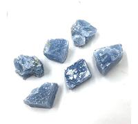 1 pièce pierre brute naturelle de calcite bleue brute cristaux de quartz de roche aquarium décoration de chambre (couleur : calcite bleue, taille : 1 pièce)