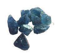 1 pièce pierre brute naturelle de calcite bleue brute cristaux de quartz pierre de roche aquarium décoration de chambre (couleur : fluorite bleue, taille : 1 pièce)